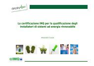 La certificazione IMQ per la qualificazione degli installatori ... - Assistal