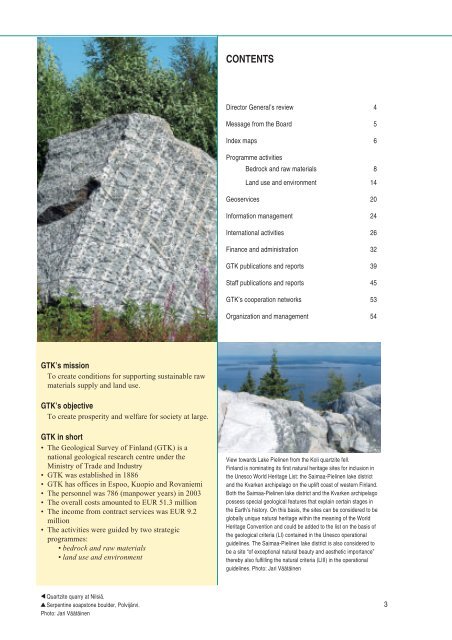 Geological Survey of Finland - Geologian tutkimuskeskus