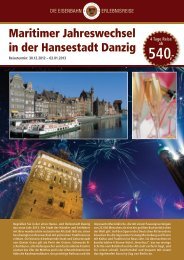 Maritimer Jahreswechsel in der Hansestadt Danzig