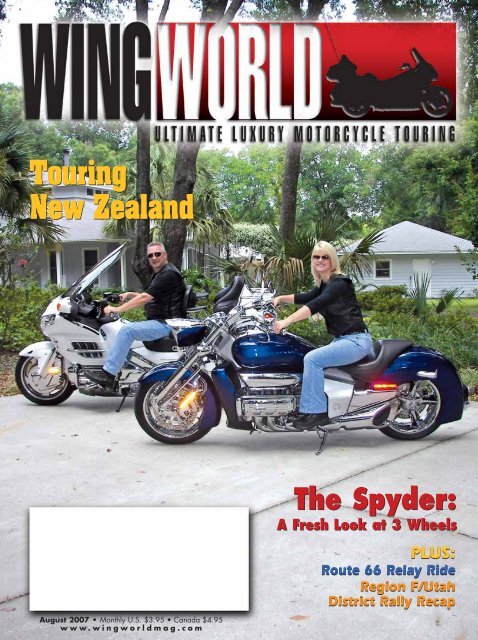 The Spyder: The Spyder: - Wing World Magazine Archives