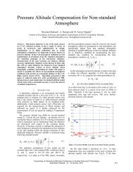 Pressure Altitude Compensation for Non-standard Atmosphere - Ibcast