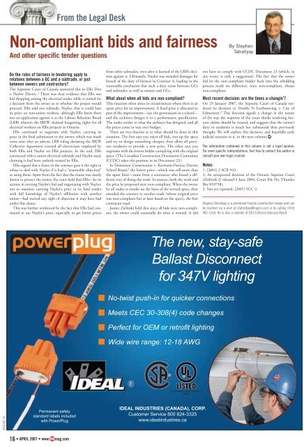 April 2007.pdf - Electrical Business Magazine