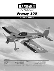 Frenzy 100 Manual - Hangar 9