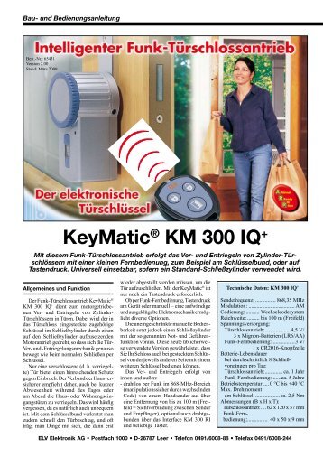 KeyMatic® KM 300 IQ+ - TecHome.de