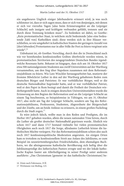 und Leseprobe (PDF) - Vandenhoeck & Ruprecht