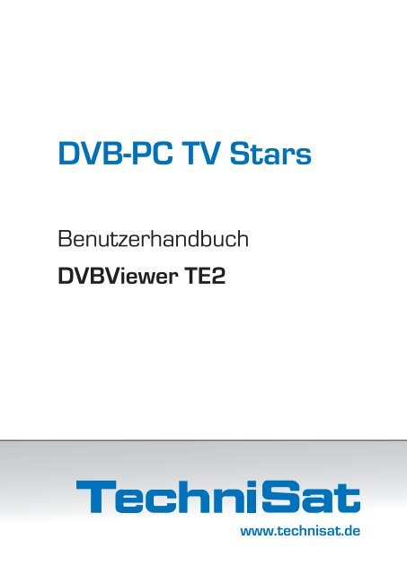 Benutzerhandbuch DVBViewer TE2