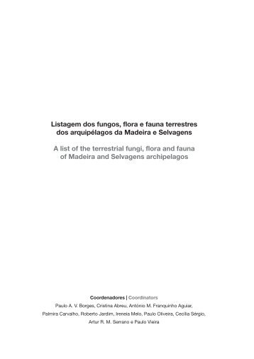 of the madeira and selvagens archipelagos - CITA-A - Universidade ...