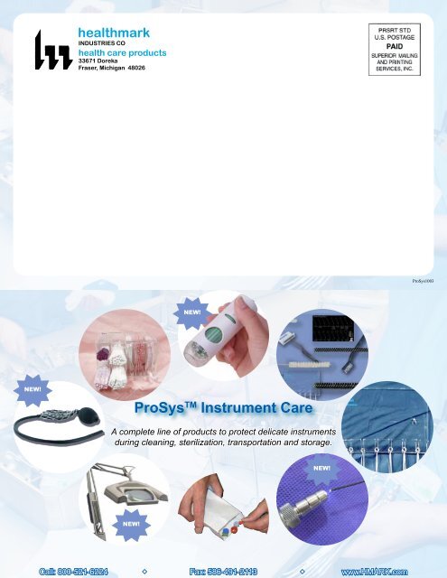 Storage Products - Long Storage Tray - Healthmark Industries