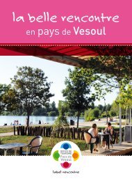 la belle rencontre - Office de Tourisme du pays de Vesoul