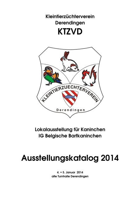 Ausstellungskatalog 2014 - ktzvd.ch