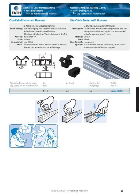 Nutensteine T-slot Nuts Normteile Standard Parts Klemmen Clamps