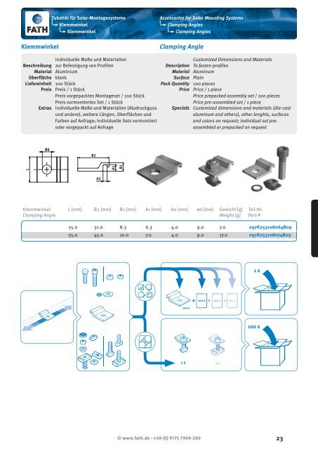 Nutensteine T-slot Nuts Normteile Standard Parts Klemmen Clamps