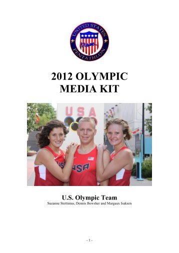 2012 OLYMPIC MEDIA KIT - United States Olympic Committee