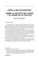 Sobre la polÃ­tica del poder y el poder de la polÃ­tica_HLA ... - HOMINES