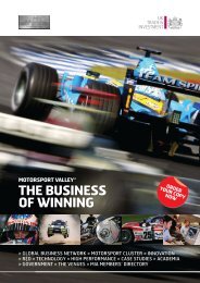 MIA The Business of Winning 4pp - Motorsport Industry Association