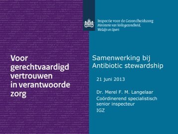 Advies aangaande het restrictief gebruik van antibiotica en ... - SWAB