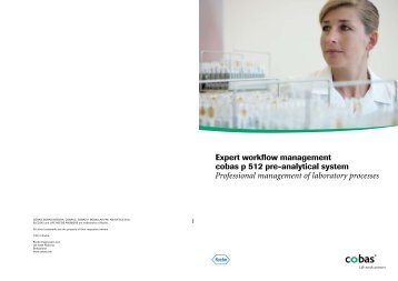 cobas p 512 pre-analytical system - Roche Diagnostics