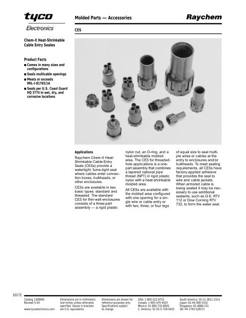 Raychem Heatshrink Products - RB Racing