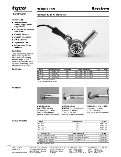 Raychem Heatshrink Products - RB Racing