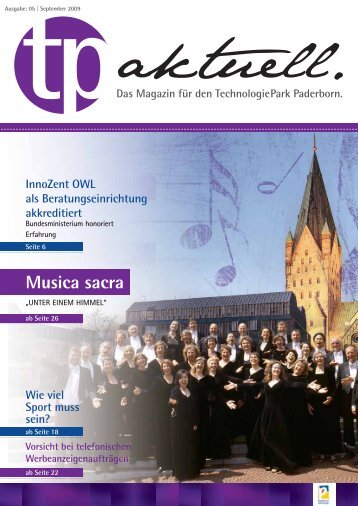 Musica sacra - TechnologiePark - Paderborn