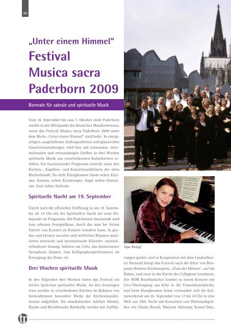 Musica sacra - TechnologiePark - Paderborn