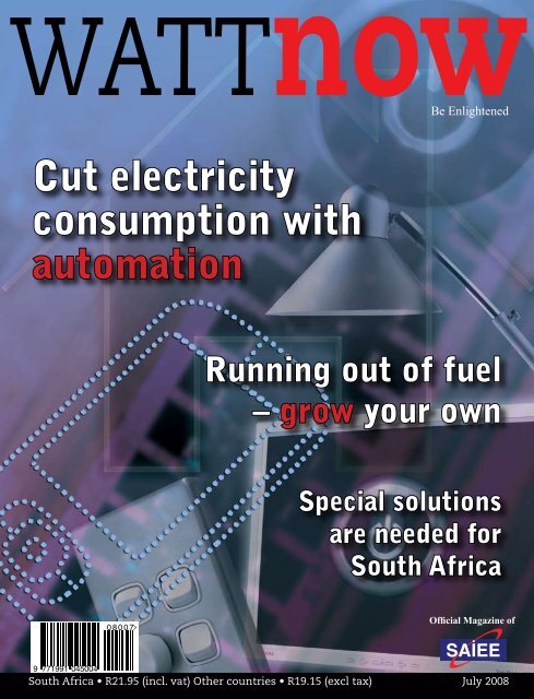 Cut electricity consumption with automation - Watt Now Magazine