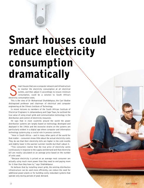 Cut electricity consumption with automation - Watt Now Magazine