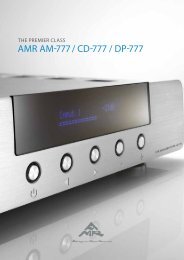 amr am-777 / cd-777 / dP-777 - Audio Art, avd. Norsk Hi-Fi Center