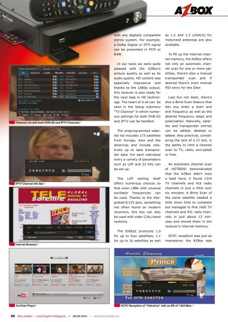 AZBox Ultra HD - TELE-satellite International Magazine