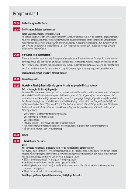 Supply Chain Supply Chain - Teknologisk Institut