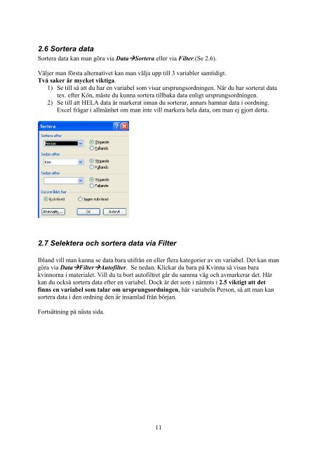 Ett litet kompendium om Excel som statistiskt verktyg, v1