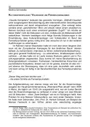 Kulturanthropologie / Volkskunde und Fernsehjournalismus