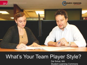 What's Your Team Player Style?