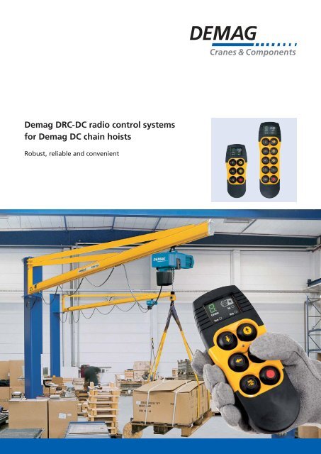 Demag DRC-DC radio control systems for Demag ... - Poduri rulante