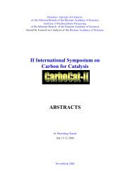 II International Symposium on Carbon for Catalysis ABSTRACTS