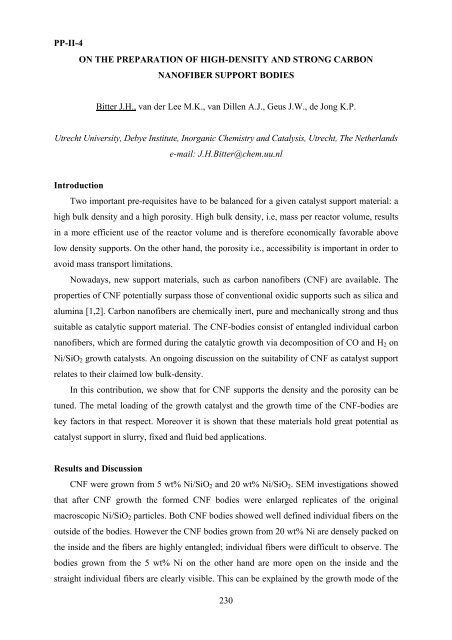 II International Symposium on Carbon for Catalysis ABSTRACTS