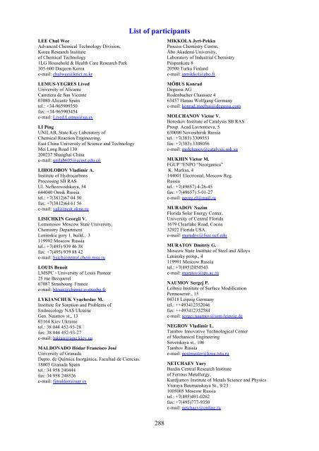 II International Symposium on Carbon for Catalysis ABSTRACTS