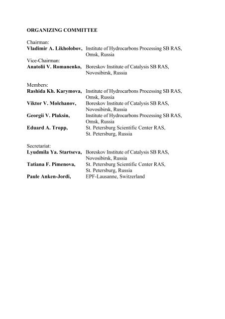 II International Symposium on Carbon for Catalysis ABSTRACTS