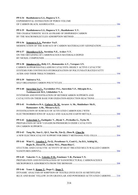 II International Symposium on Carbon for Catalysis ABSTRACTS