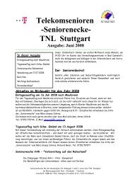 Telekomsenioren -Seniorenecke- TNL Stuttgart - TNL Senioren ...