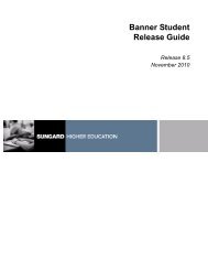 Sct Banner Student Release Guide 7 2 Banner Start Page