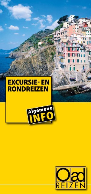 EXCURSIE- EN RONDREIZEN - Oad Reizen!