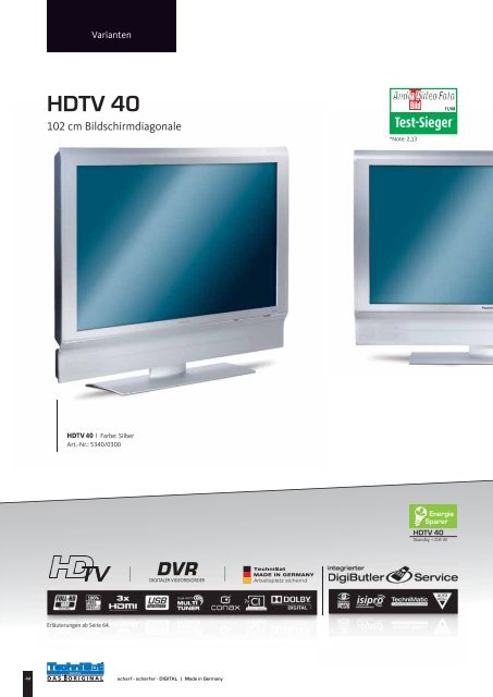 HDTV-Digitalfernseher