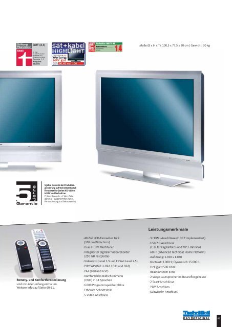 HDTV-Digitalfernseher