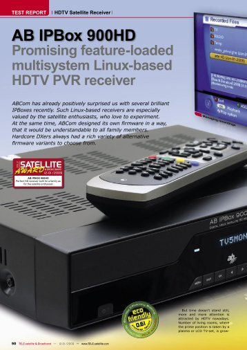 AB IPBox 900HD - TELE-satellite International Magazine