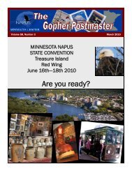 March 10 Gopher - Minnesota NAPUS