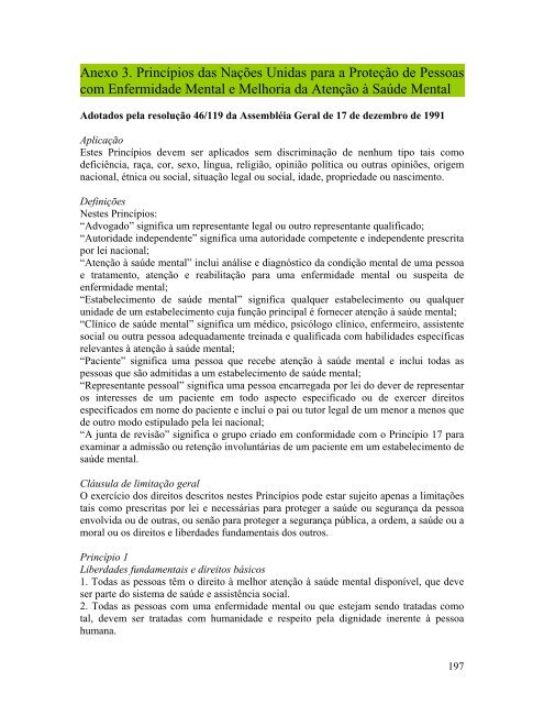 livro de recursos da oms sobre saÃºde mental, direitos ... - RUIG-GIAN