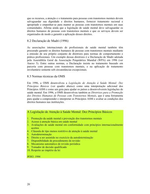 livro de recursos da oms sobre saÃºde mental, direitos ... - RUIG-GIAN