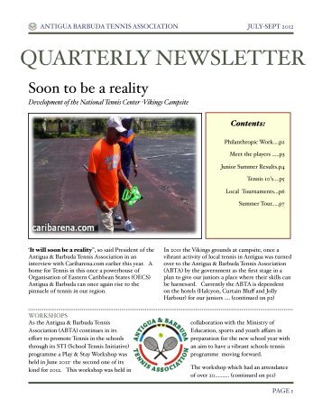 to download this newsletter. - Antigua Nice Ltd.