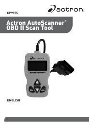 Actron AutoScannerÂ® OBD II Scan Tool - AutoAccessoriesGarage.com